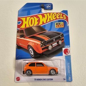 1973 Honda Civic Custom Car Hot Wheels J-Imports Hotwheels Mainline 2023 New
